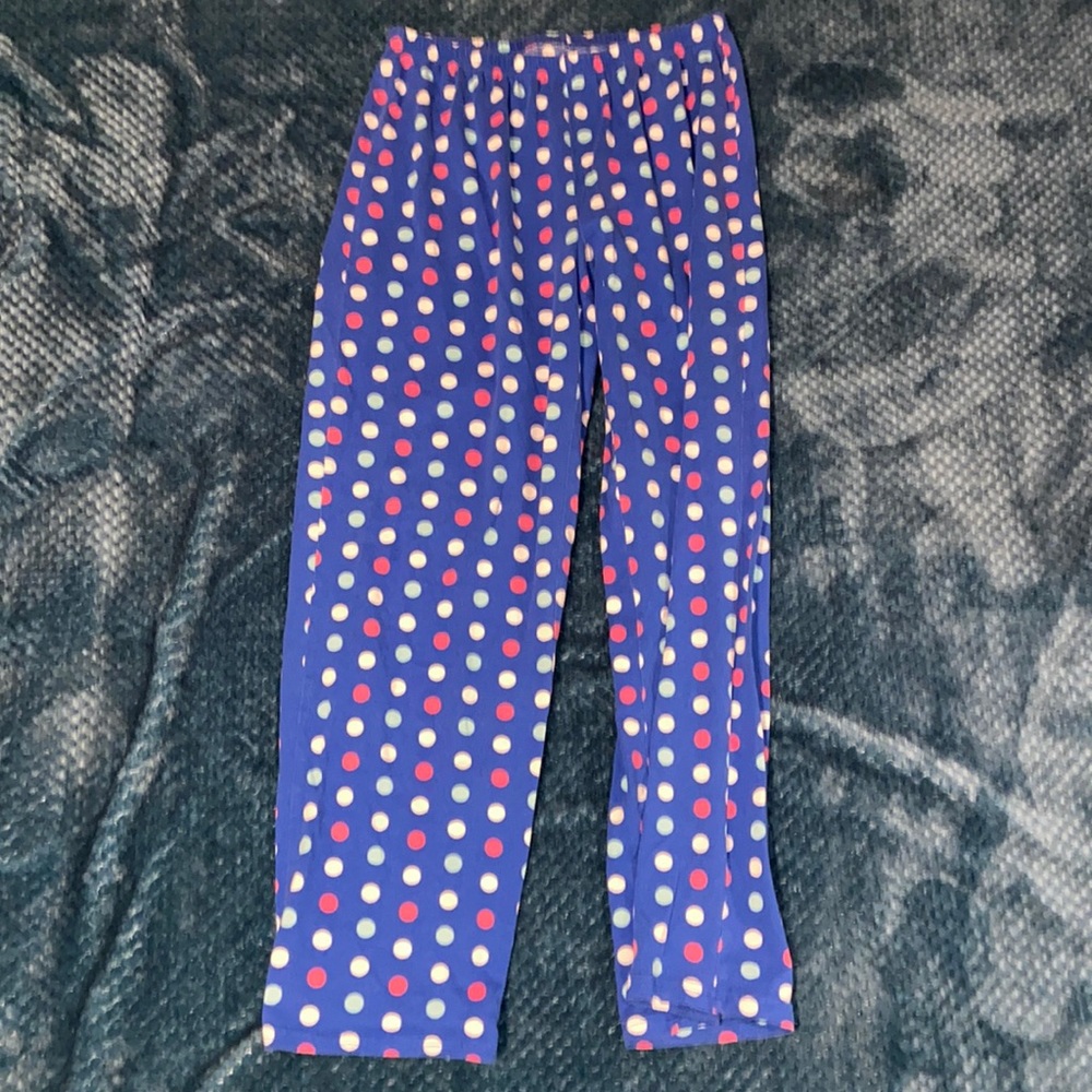 Polkadotted pajama pants